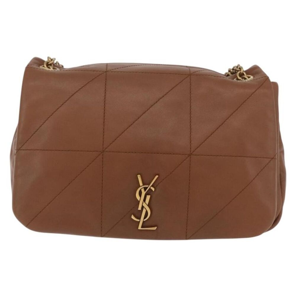 Saint Laurent Jamie 4.3 Quilted Leather Brown Leather Shoulder Bag Bag